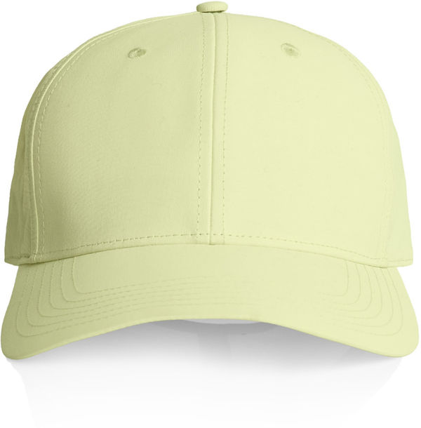 Am image of a Custom AS Colour Icon Nylon Cap in Lime!