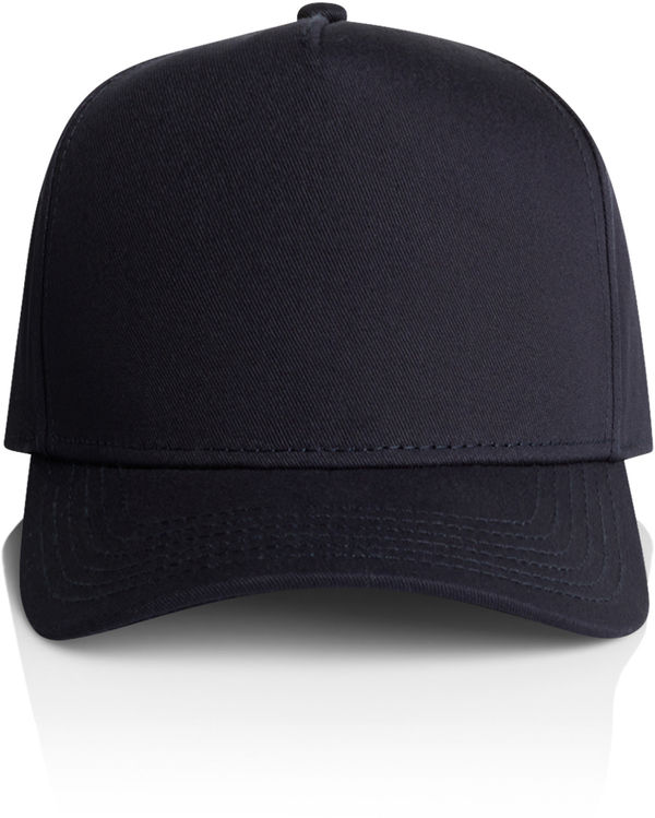 Am image of a Custom AS Colour Frame Cap in Navy!