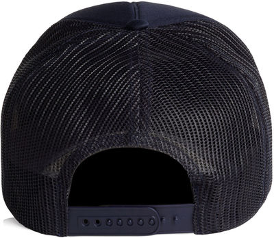 Am image of a Custom AS Colour Frame Trucker Cap in Navy!