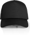 Am image of a Custom AS Colour Frame Trucker Cap in Black!