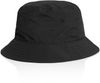 Am image of a Custom AS Colour Nylon Bucket Hat in Black!