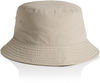 Am image of a Custom AS Colour Nylon Bucket Hat in Mushroom!