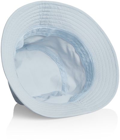 Am image of a Custom AS Colour Nylon Bucket Hat in Powder!