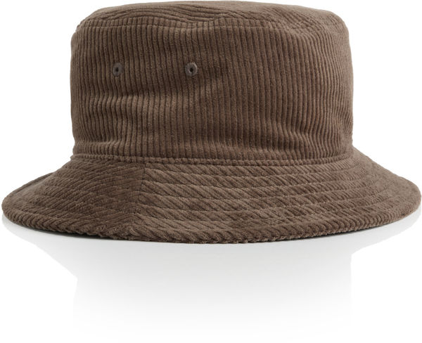 Am image of a Custom AS Colour Cord Bucket Hat in Walnut!
