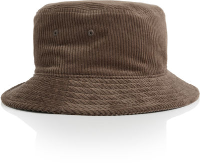 Am image of a Custom AS Colour Cord Bucket Hat in Walnut!