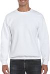 Am image of a Custom Gildan Adult DryBlend Fleece Crew in White!