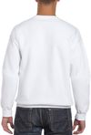 Am image of a Custom Gildan Adult DryBlend Fleece Crew in White!