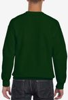 Am image of a Custom Gildan Adult DryBlend Fleece Crew in Forest Green!