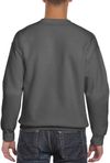 Am image of a Custom Gildan Adult DryBlend Fleece Crew in Charcoal!