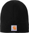 Am image of a Custom Carhartt Fleece Hat in Black!