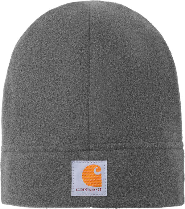 Am image of a Custom Carhartt Fleece Hat in Charcoal Heather!