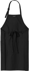 Am image of a Custom Port Authority Easy Care Extra Long Bib Apron with Stain Release in Black!