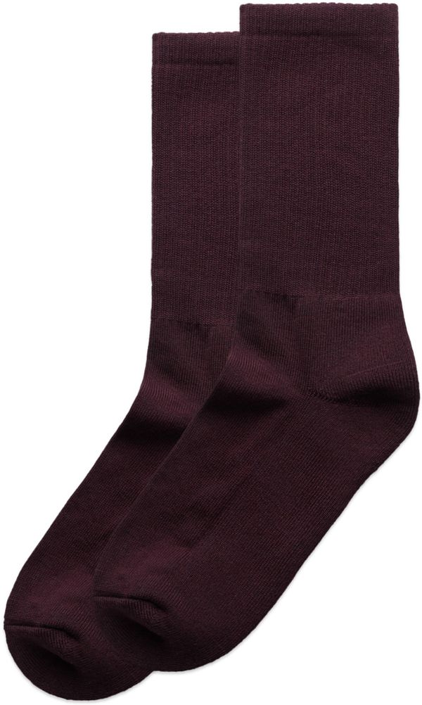 Am image of a Custom AS Colour Relax Socks in Plum!