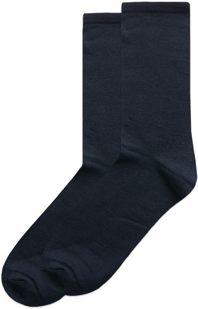 Am image of a Custom AS Colour Business Socks in Navy!
