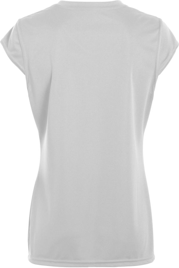 An image of a Custom Augusta Youth Girls Blash Jersey in White/Black!