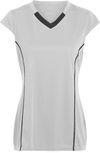 An image of a Custom Augusta Youth Girls Blash Jersey in White/Black!