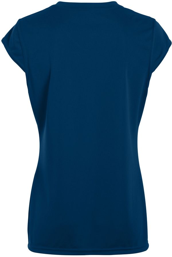 Am image of a Custom Augusta Youth Girls Blash Jersey in Navy/White!