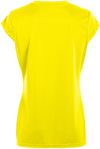 Am image of a Custom Augusta Ladies Blash Jersey in Power Yellow/White!