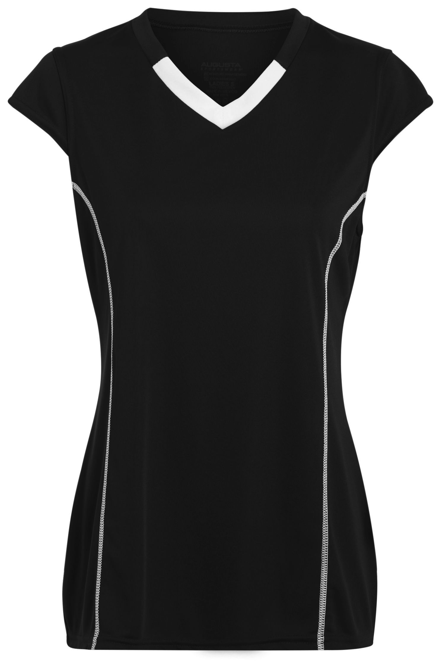 Augusta Youth Girls Blash Jersey in Black/White