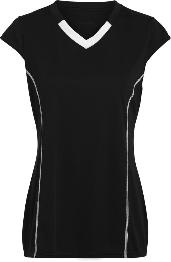 Am image of a Custom Augusta Youth Girls Blash Jersey in Black/White!