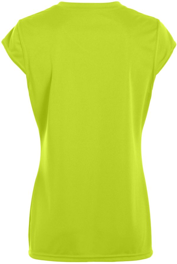 Am image of a Custom Augusta Ladies Blash Jersey in Lime/White!