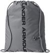 Am image of a Custom Under Armour Ozsee Sackpack in Black/Steel!