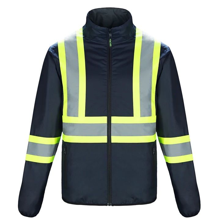 CX2 Safeguard Hi Vis Reversible Jacket in Navy