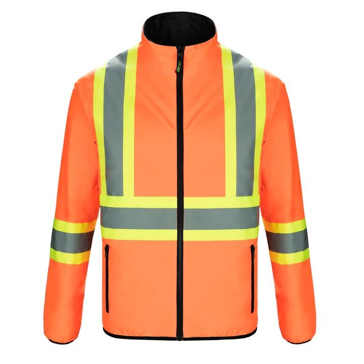 CX2 Safeguard Hi Vis Reversible Jacket in Hi Vis Orange