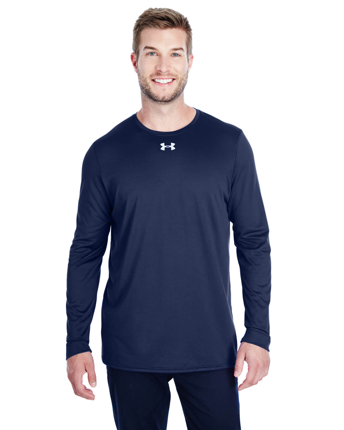 Under Armour Men's Long Sleeve Locker Tee 2.0 in Midnight Navy