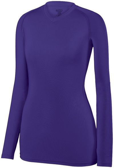 Am image of a Custom High Five Ladies Maven Volleyball Jersey in Purple!