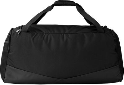 Am image of a Custom Under Armour Undeniable 5.0 LG Duffle Bag in BLK/MT SLV!