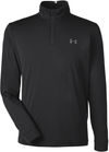 Am image of a Custom Under Armour Mens Playoff Quarter Zip in Black!
