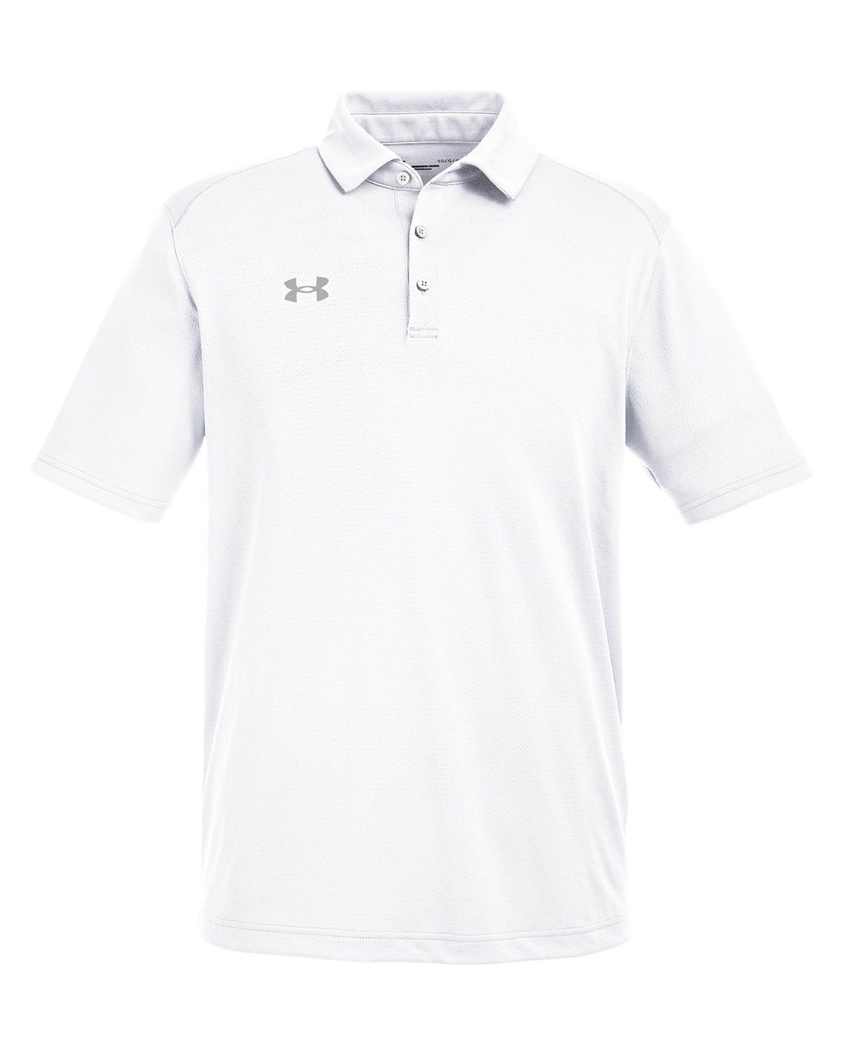 Under Armour Men's Tech™ Polo in White/Grey