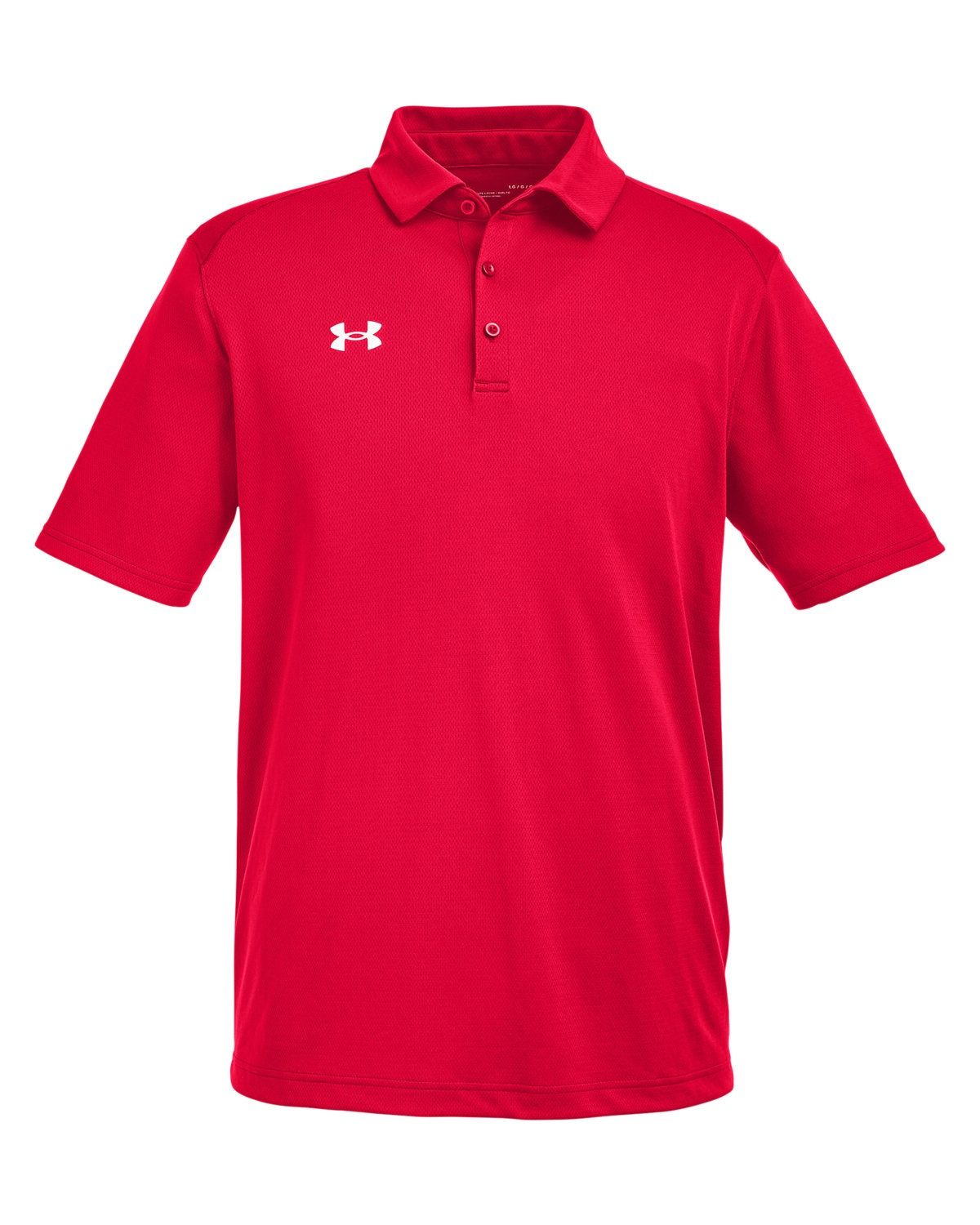 Under Armour Men's Tech™ Polo in Red/White