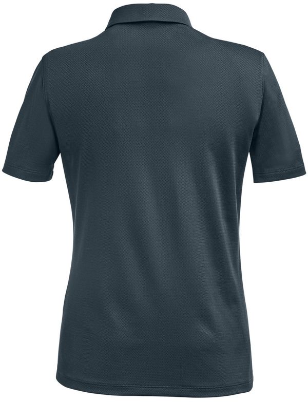 Am image of a Custom Under Armour Ladies Tech Polo in Stealth Grey/White!