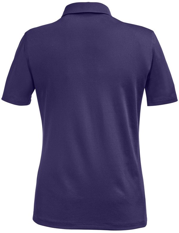 Am image of a Custom Under Armour Ladies Tech Polo in Purple/White!
