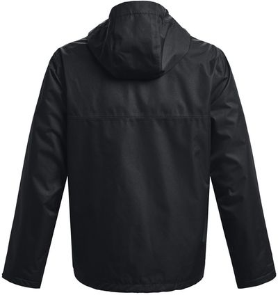 Am image of a Custom Under Armour Men's Porter 3 in 1 2.0 Jacket in BLK/ PTC GRY!