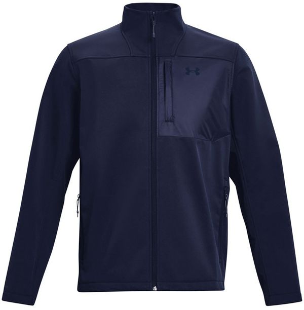 Am image of a Custom Under Armour Men's ColdGear® Infrared Shield 2.0 Jacket in MD NVY/ M NV!