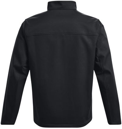 Am image of a Custom Under Armour Men's ColdGear® Infrared Shield 2.0 Jacket in BLK/ PTC GR!