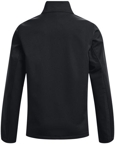 Am image of a Custom Under Armour Ladies ColdGear Infrared Shield 2 Jacket in BLK/ PTC GRY!