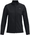 Am image of a Custom Under Armour Ladies ColdGear Infrared Shield 2 Jacket in BLK/ PTC GRY!