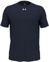 Am image of a Custom Under Armour Men's Team Tech T Shirt in Midnight Navy/White!