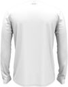 Am image of a Custom Under Armour Men's Team Tech Long Sleeve T Shirt in White/Mod Grey!