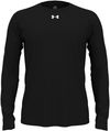 Am image of a Custom Under Armour Men's Team Tech Long Sleeve T Shirt in Black/white!