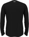 Am image of a Custom Under Armour Men's Team Tech Long Sleeve T Shirt in Black/white!