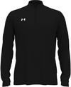 Am image of a Custom Under Armour Men's Team Tech Quarter Zip in Black!