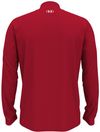 Am image of a Custom Under Armour Men's Team Tech Quarter Zip in Red!