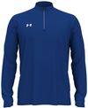 Am image of a Custom Under Armour Men's Team Tech Quarter Zip in Royal!