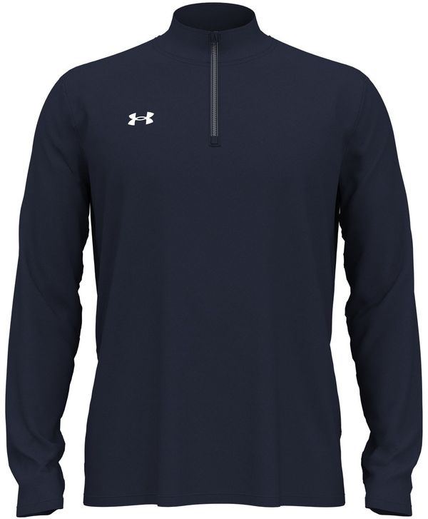 Am image of a Custom Under Armour Men's Team Tech Quarter Zip in Midnight Navy!