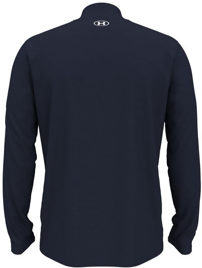 Am image of a Custom Under Armour Men's Team Tech Quarter Zip in Midnight Navy!